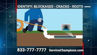 💧$57 Drain Clearing + FREE Camera Inspection ($249 Value) | Service Champions Plumbing Special!