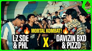 (MORTAL KOMBAT🔥🚀) LZ SDE &amp; PHL X DAVIZIN BXD &amp; PIZZO - 1ª FASE | BATALHA DA APOSTA #28🤑|