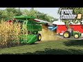 FS19- CORN HARVEST ON THE NEW FARM! PULLING OUT THE GRAIN CART & GETTING EQUIPMENT READY
