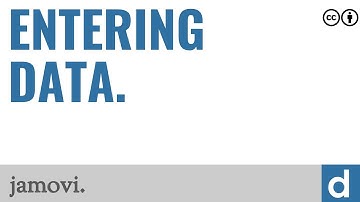 Entering data — jamovi