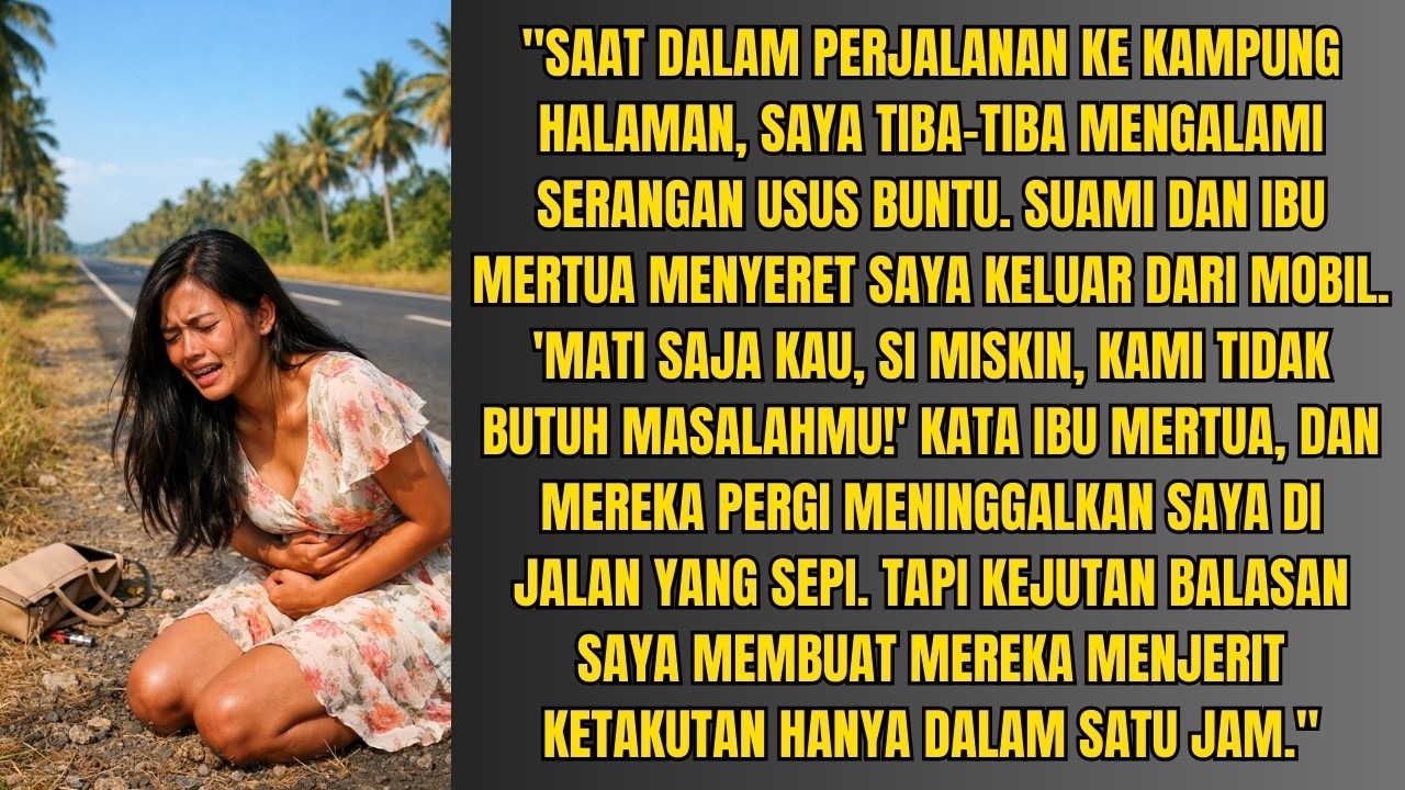 SUAMI DAN IBU MERTUA MENYERET SAYA KELUAR DARI MOBIL  'MATI SAJA KAU, SI MISKIN, KAMI TIDAK BUTUH