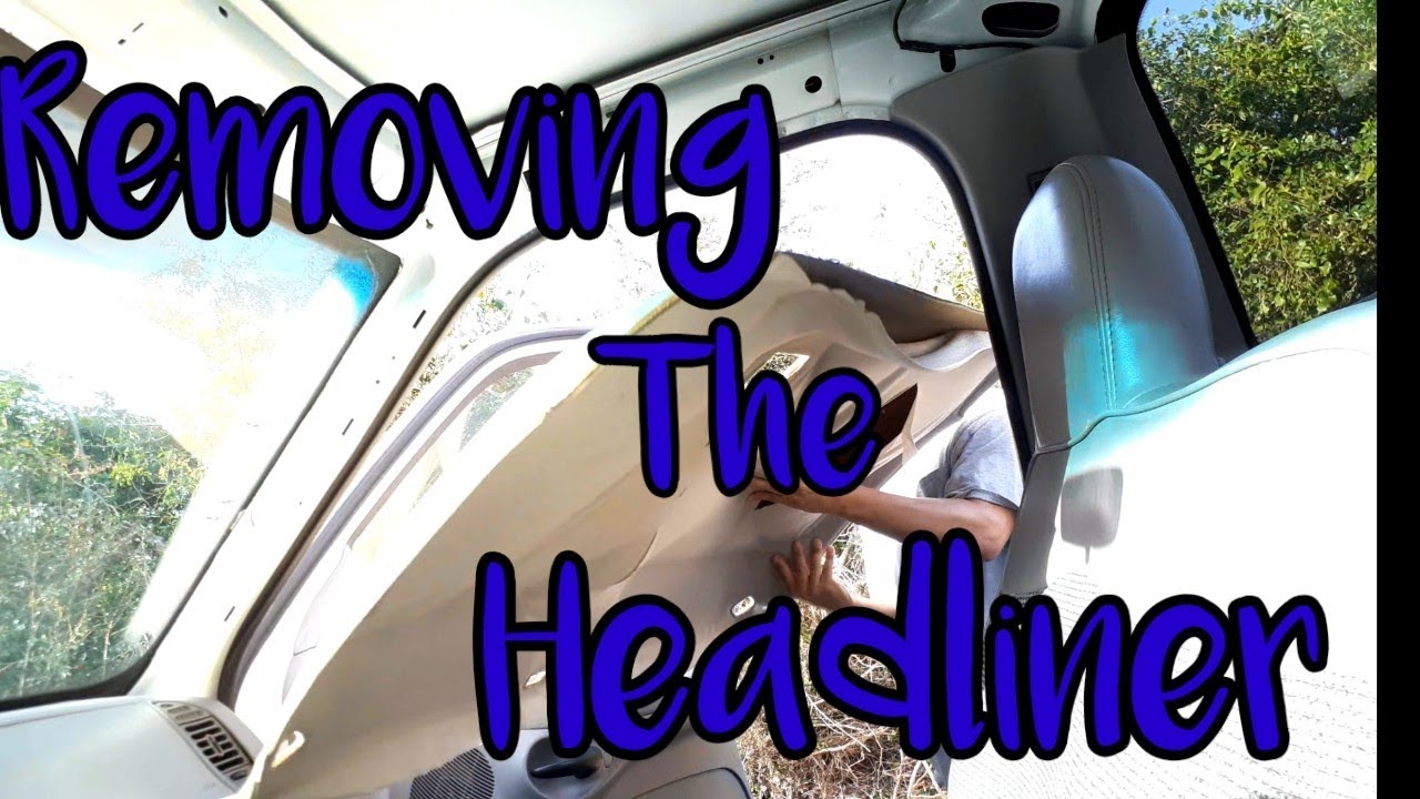 Removing the headliner off the 97 F150 single cab YouTube