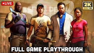 🧟 BEATING LEFT FOR DEAD 2 EXPERT DIFFICULTY FULL GAME MARATHON FT. DKAL X TOJI X AKI X RUDY! 🧟