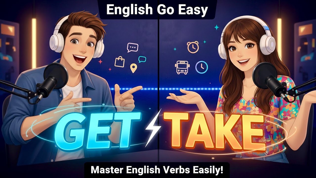 Use GET and TAKE in Everyday English | English Go Easy Podcast 