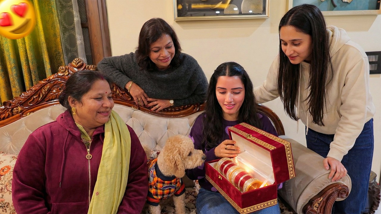 Shaadi ke liye Chooda aaya |  Saas ka Anmol Gift 😍