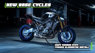 New Rage Cycles 2024 Yamaha MT09 Fender Eliminator Install