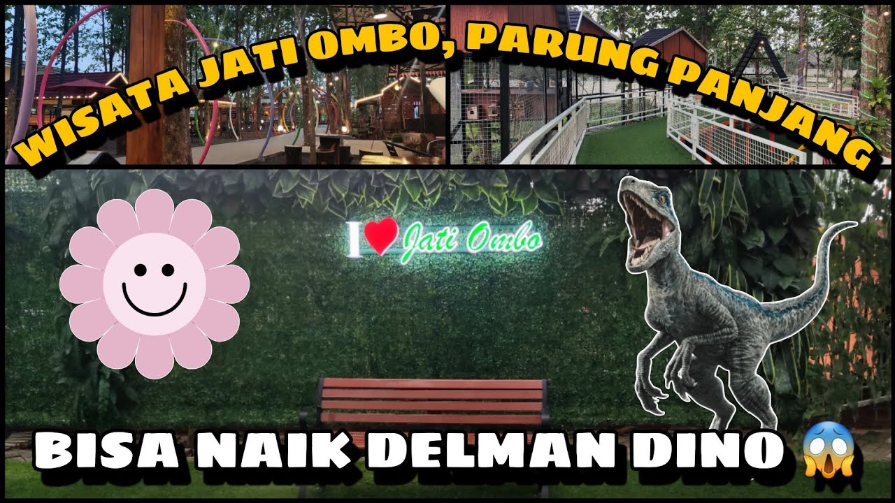 WISATA JATI OMBO⁉️HIDDEN GEM PARUNG PANJANG,10 MENIT DARI STASIUN PARUNG PANJANG,ADA DELMAN DINO 😱🦖