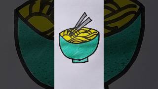 Noodles 🍜 Drawing For Kids #noodles #kidstvforfun #funny #coloring #art #shorts #viralshorts #viral