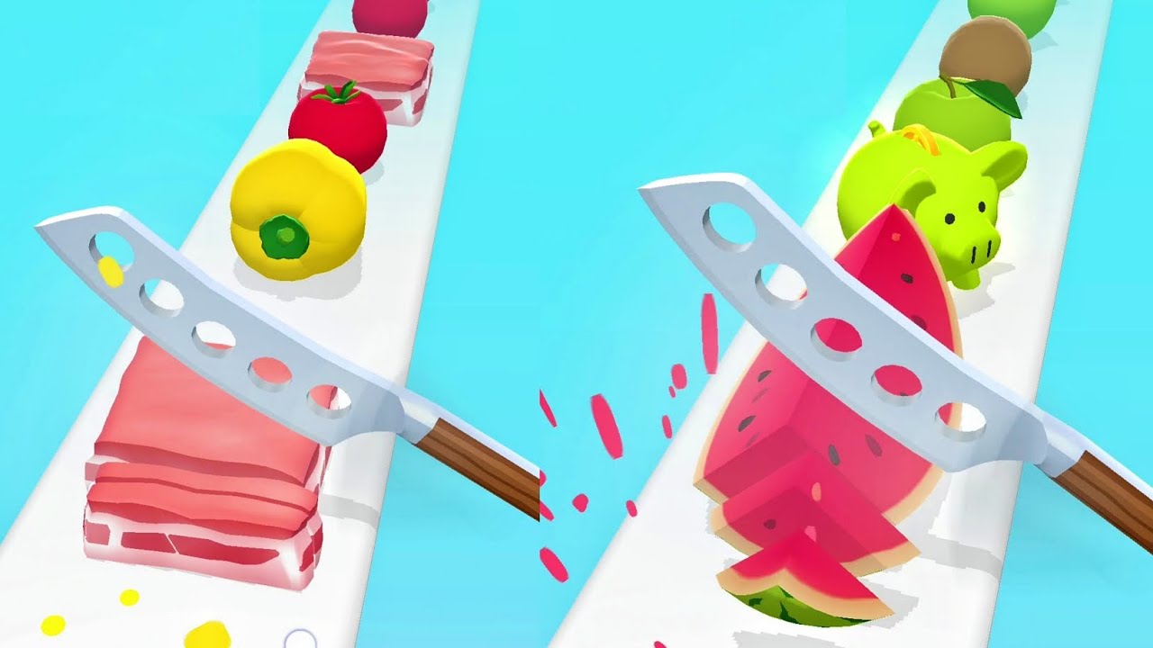Perfect Slices! Satisfying and relaxing ASMR slicing gameplay video ...