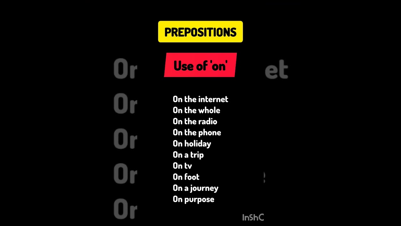 prepositions(use of 'on')ielts world with Anu Garg 