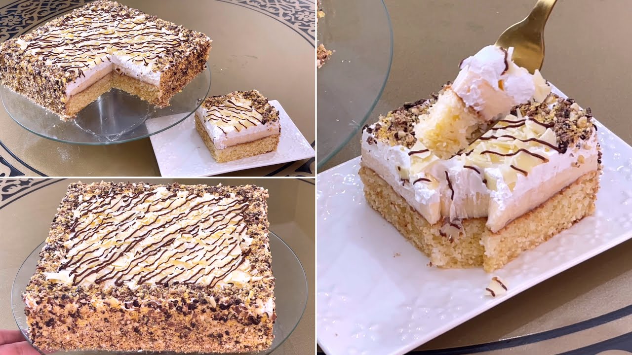 كيكة واشمن كيكة 👌🏻رائعة قليلة في حقا 😍اتهبببل مداق راهيب مكونات جد بسيطة ادمااان اخواتي ادمان