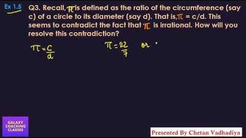 Ex 1.5 Q3 Class 9 Maths l Ncert Solution l Chapter 1 Number system