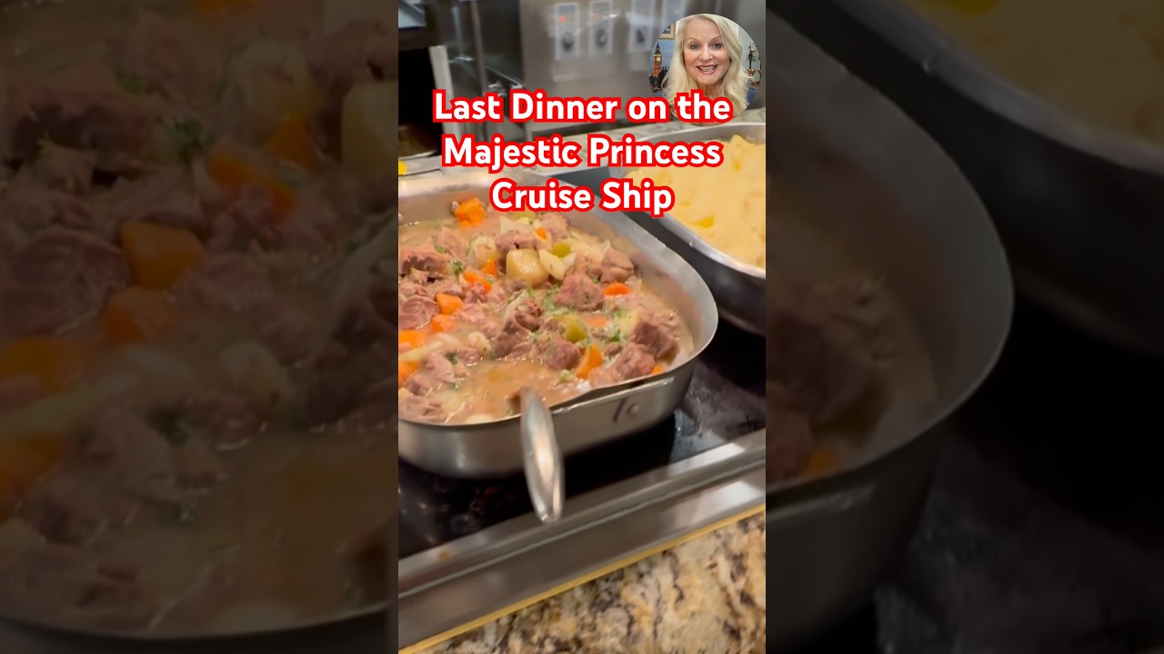 Last Dinner Onboard the Najestic Princess Cruise Ship #travel #crew #adventure #onboard #shiplife