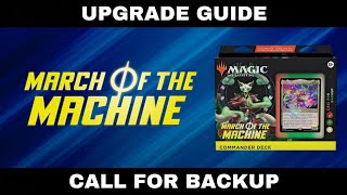Call For Backup | Magic the Gathering March of the Machine Commander precon upgrade guide