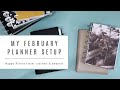 My February planner setup | Mini catch-all | Frankenplanner | The Happy Planner