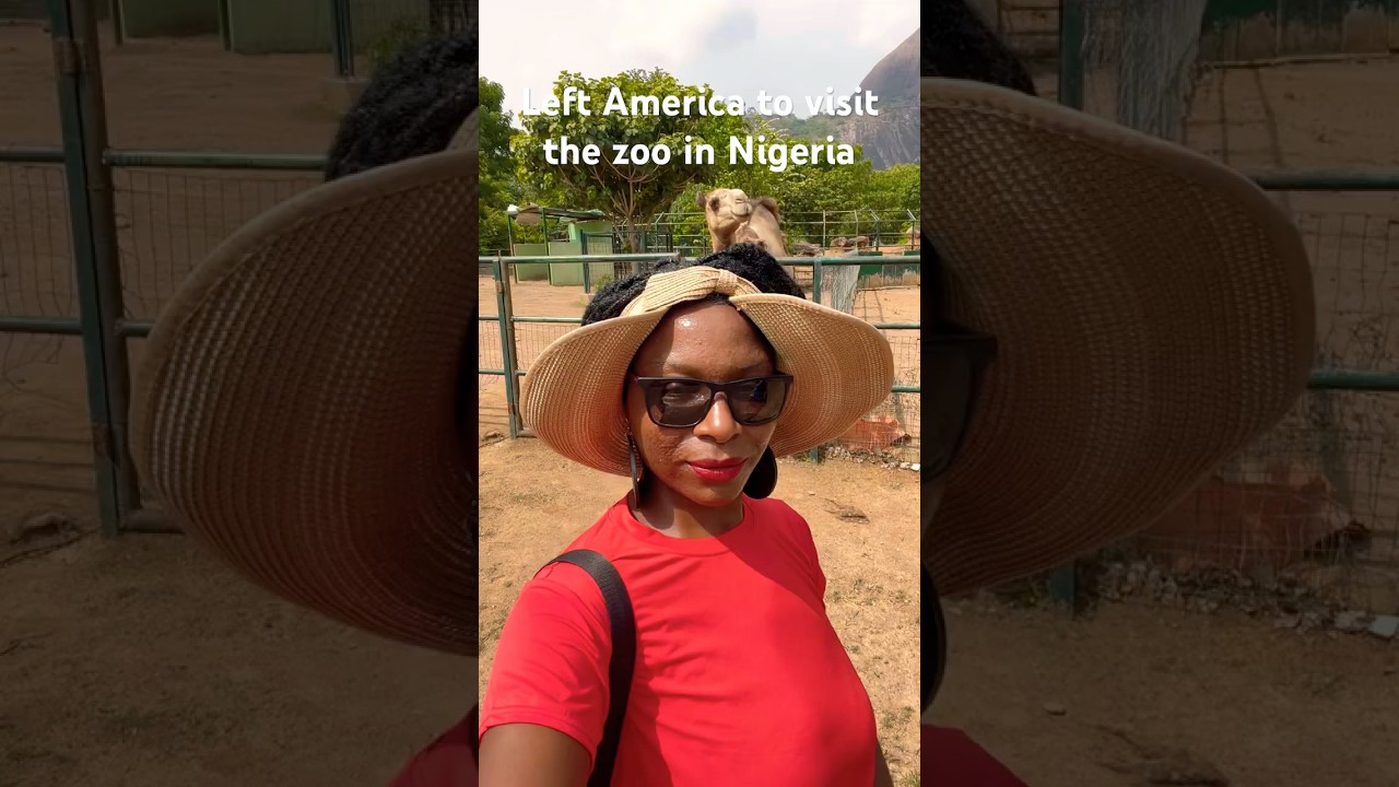 Left America to visit the zoo in Nigeria 