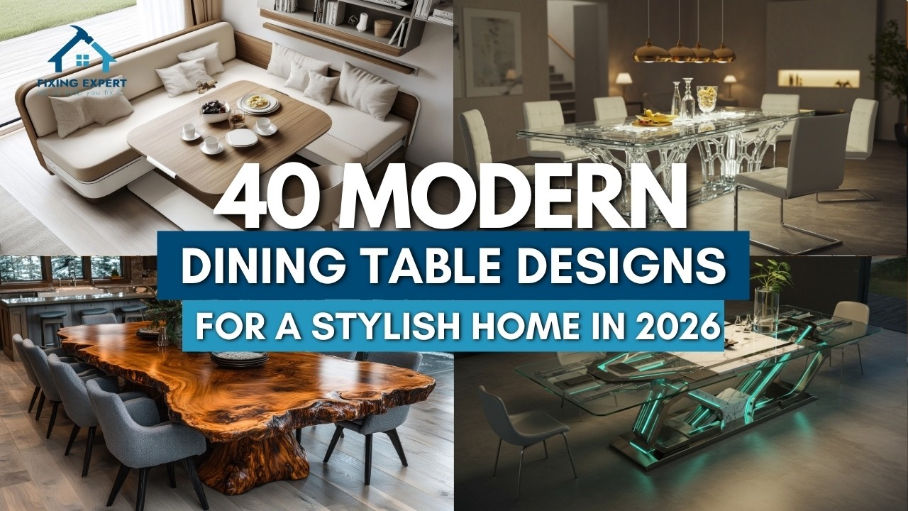 40 Modern Dining Table Designs for a Stylish Home in 2026 | Dining Room ...