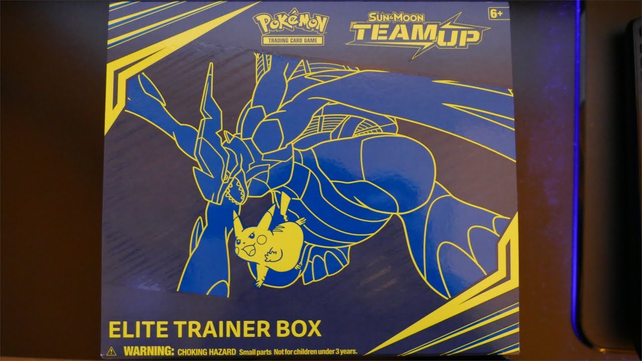 Pokemon TCG Team Up Elite Trainer Box Opening