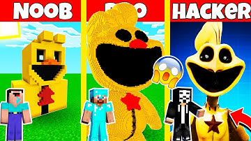 KICKIN CHICKEN POPPY PLAYTIME CHAPTER 3 DEEP SLEEP HOUSE BUILD CHALLENGE - NOOB vs PRO vs HACKER /