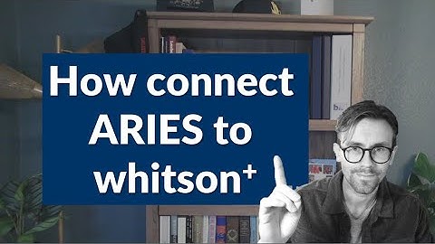 How connect ARIES to whitson: Auto Update Prod Data to whitson+