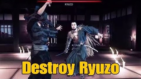 Ghost of Tsushima - Destroy Ryuzo, no chance to attack (Lethal) From the Darkness Boss
