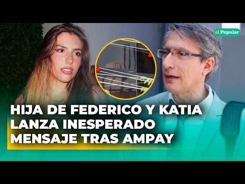 Federico Salazar and Katia Condos' daughter sends unexpected message after her father's scandal.