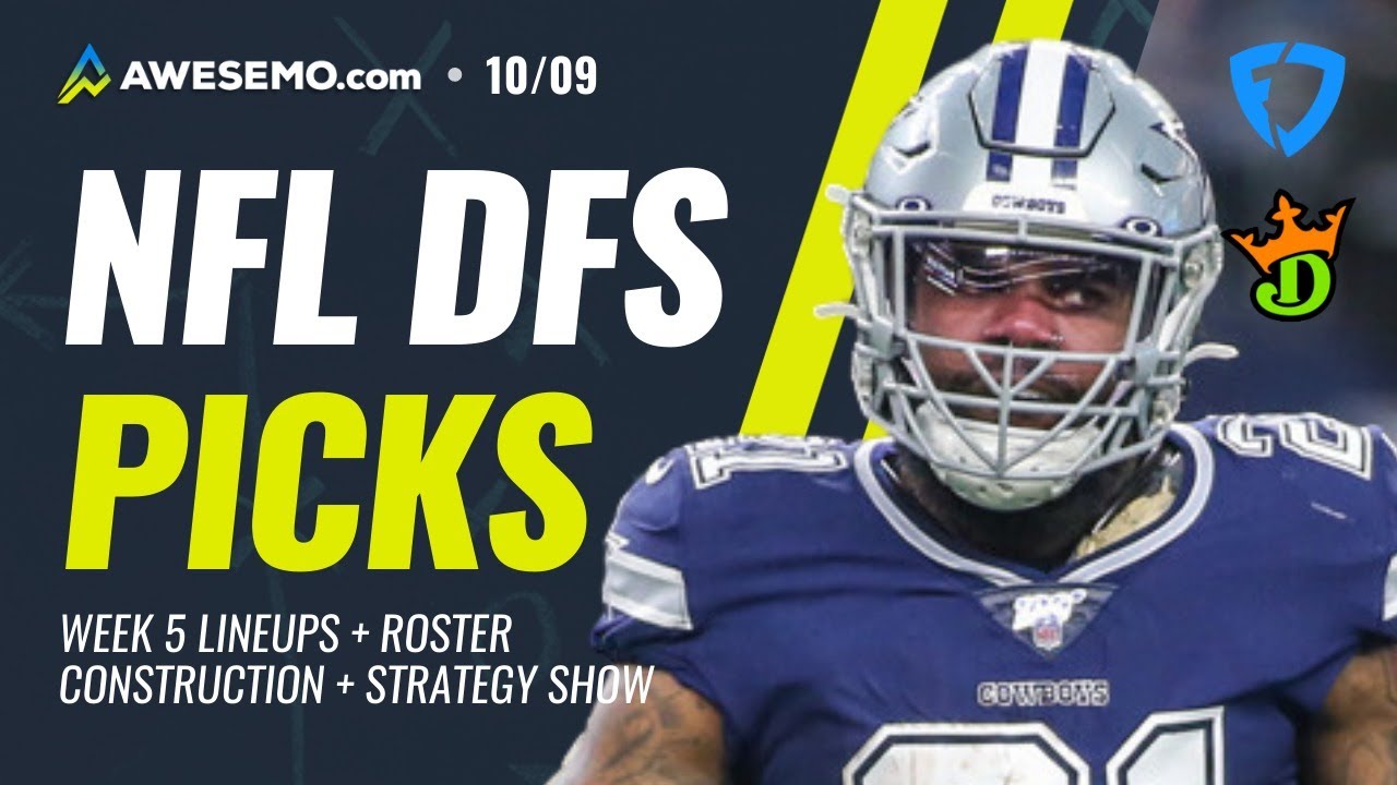NFL DFS WEEK 5 LINEUPS DRAFTKINGS + FANDUEL