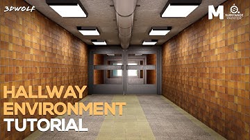 Maya Environment Modeling : Creating A Hallway Environment in Maya and Substance Painter | pt.5