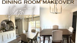 2024 Dining Room Makeover Part 1| Budget Friendly Decor|Amazon Store Front