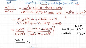 If cosec(theta) + cot(theta) equals m, demonstrate that m²-1 / m²+1 equals cos(theta). #upboard2026 