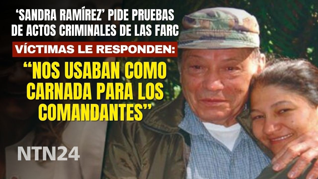 Exguerrillera Sandra Ramírez que aspira al Senado pide pruebas de crímenes de Farc: hablan víctimas