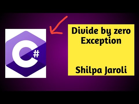 Divide by zero exception in C# Programming