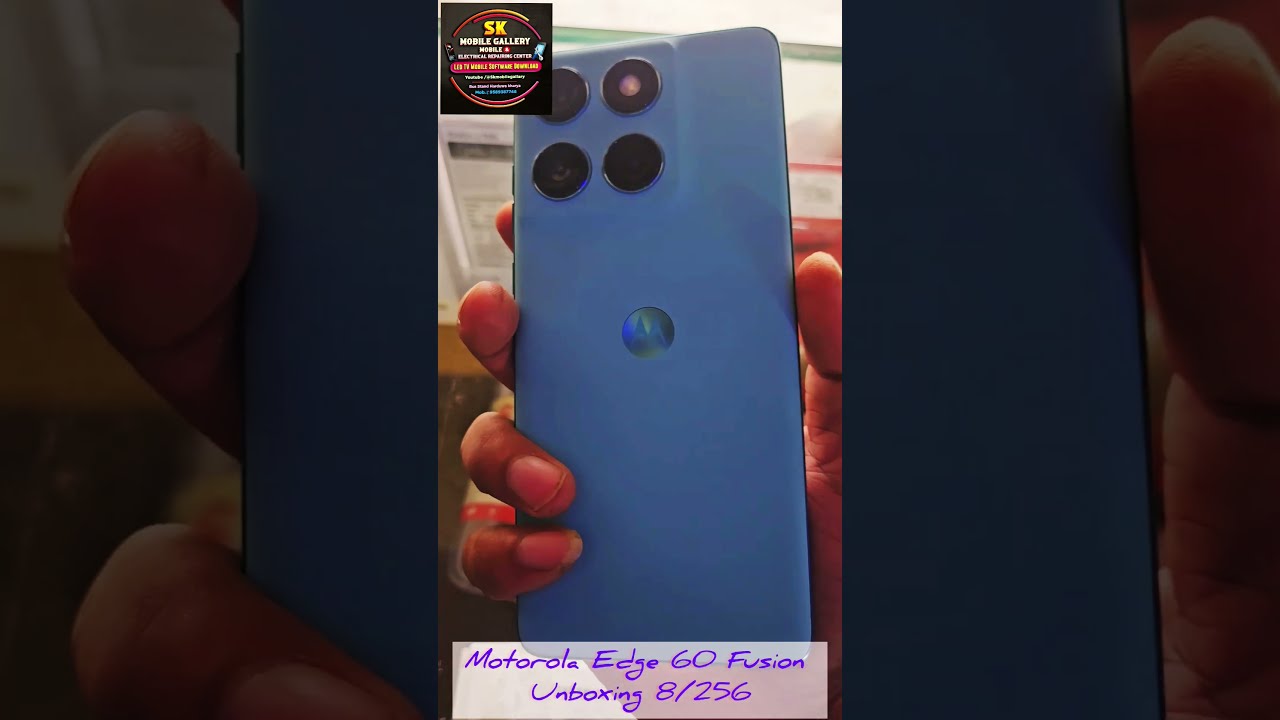 MOTOROLA EDGE 60 FUSION UNBOXING NEW MOBILE VERY NICE CURB LED