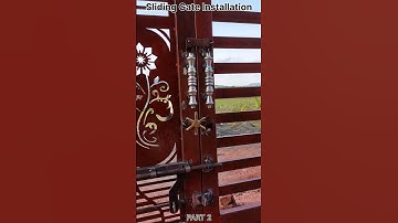 Sliding Gate Installing |Gate Fiiting Idea