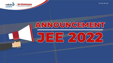 #JEE2022 || Announcement for JEE 2022 Students || Infinity Learn