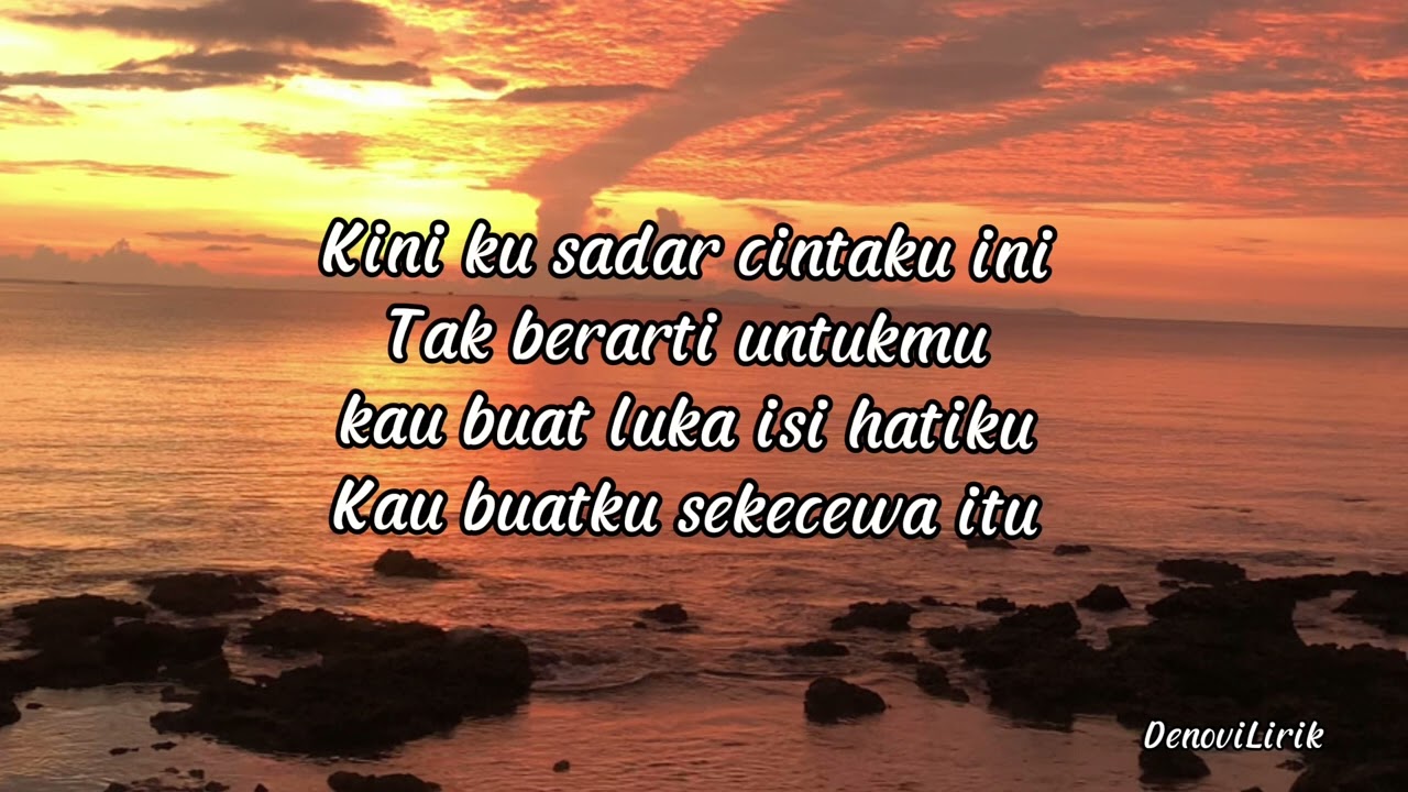 Sekecewa itu - Angga Candra ( Lirik lagu + Speed up tiktok version)