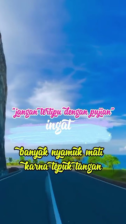 𝘽𝙖𝙣𝙮𝙖𝙠 𝙣𝙮𝙖𝙢𝙪𝙠 𝙢𝙖𝙩𝙞 𝙠𝙖𝙧𝙣𝙖 𝙩𝙚𝙥𝙪𝙠 𝙩𝙖𝙣𝙜𝙖𝙣 👏👏 #motivasi