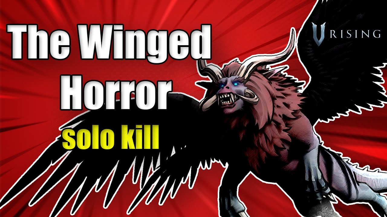 V Rising The Winged Horror (Boss Fight) YouTube