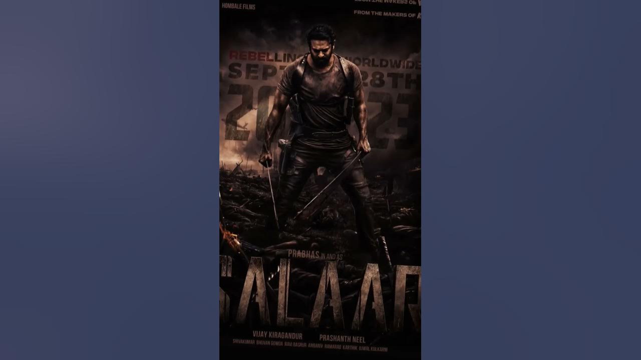 salaar motion poster _Salaar(salaar teaser)