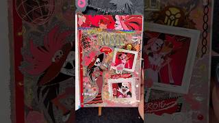 ASMR journal Rosie Don’t You Forget Hazbin Hotel🌹🎶🍷✨♥️🎵|#asmr #diy #hazbinhotel #art #fypシ