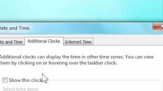 How to display an additional clock in Windows 7 screenshot 4