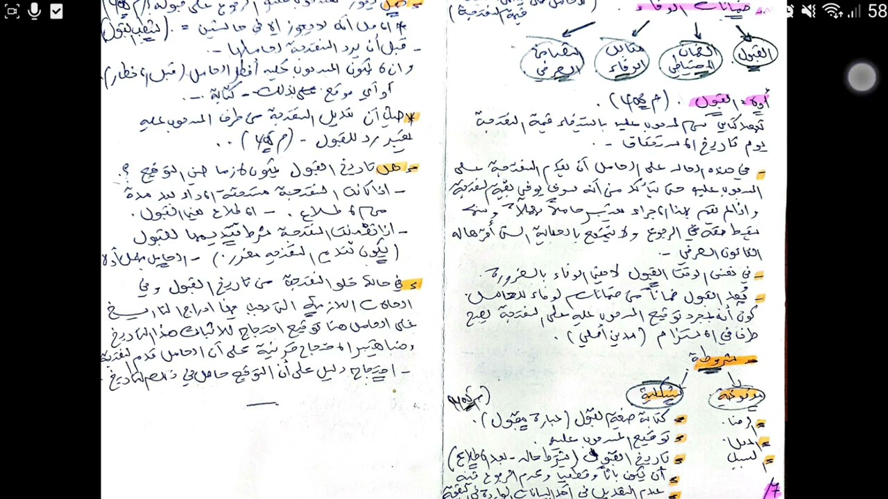 مقياس الاوراق التجاريه _الدرس رقم 06_ ضمانات الوفاء _القبول [ شرح مبسط بالدارجه ]