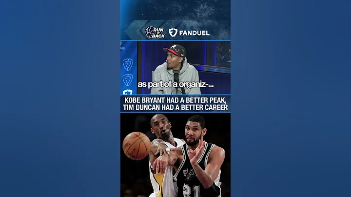 Kobe Bryant Had BETTER PEAK, Tim Duncan Had BETTER Career
