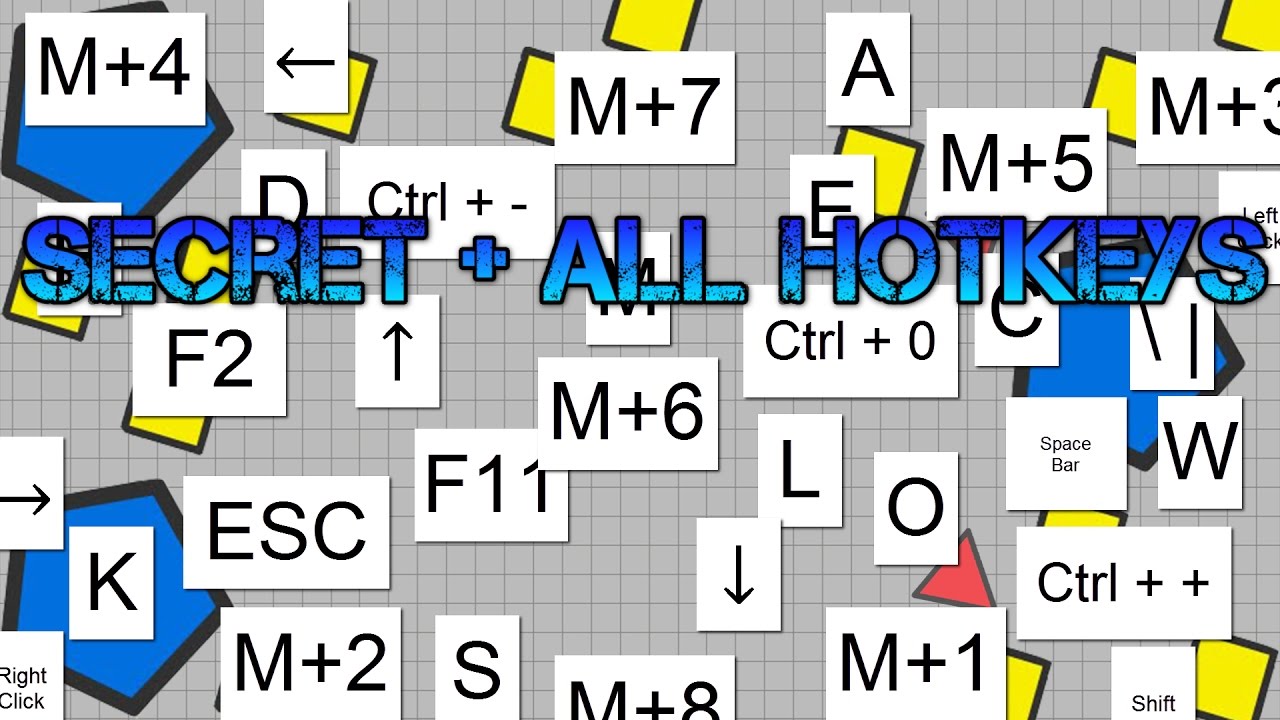 Secret Hotkeys, All Hotkeys in Diep.io