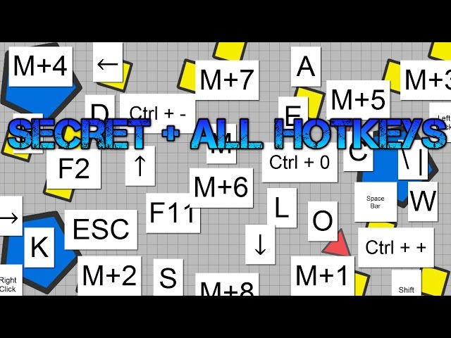 Secret Hotkeys, All Hotkeys in Diep.io