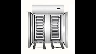1 And 2 Rack Trolley Capacity Blast Freezer Air Cooling Blast Freezers With Fan Price For Sale