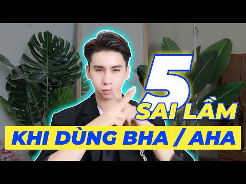 5 SAI LẦM " KHOA HỌC " PHẢI CHI MÌNH BIẾT SỚM HƠN KHI TRỊ MỤN BẰNG ACID -  AHA / BHA @1M88