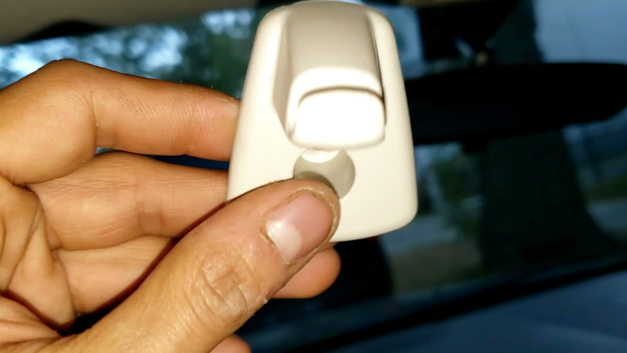 Remove Sun Visor Hook Holder Clip Receptacle FAST Chrysler Dodge YouTube