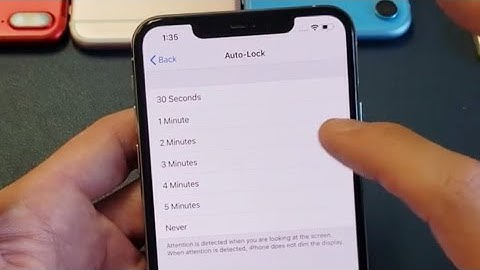 iPhone XS / XS Max: How to Change Time Before Screen Locks (Screen Timeout)
