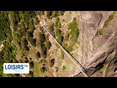 Passerelle du bisse du Ro - Randonnée spectaculaire